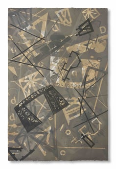 Ira Hoffecker - Urban Layers I (mono print)